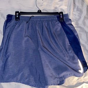 Blue Nike shorts 5in inseam